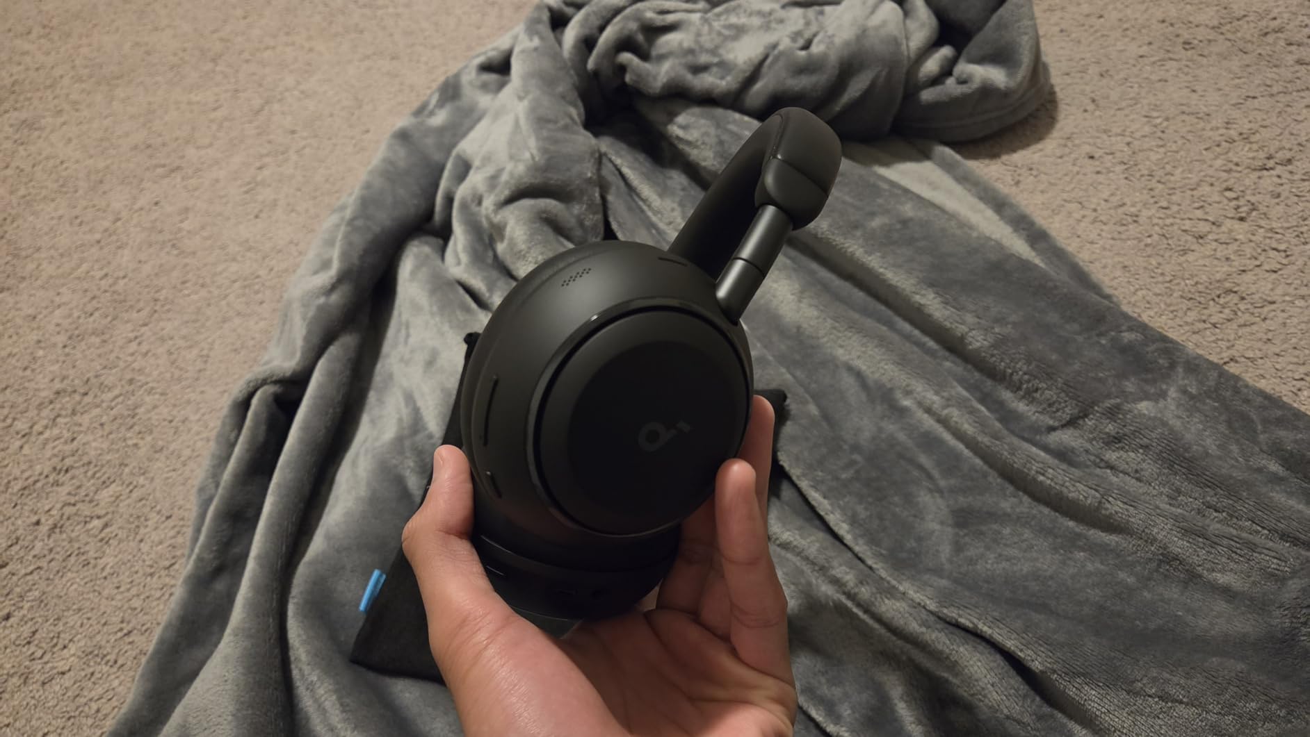 Soundcore Anker Space 2 Bluetooth 6.1 Over-Ear Headphones, Travel-Ready | Active Noise Cancelling, 50H Playtime, LDAC Hi-Res, Dual Connection, Clear Calls, Nap Mode, Wearing Detection, Fast Charging customer photo 1