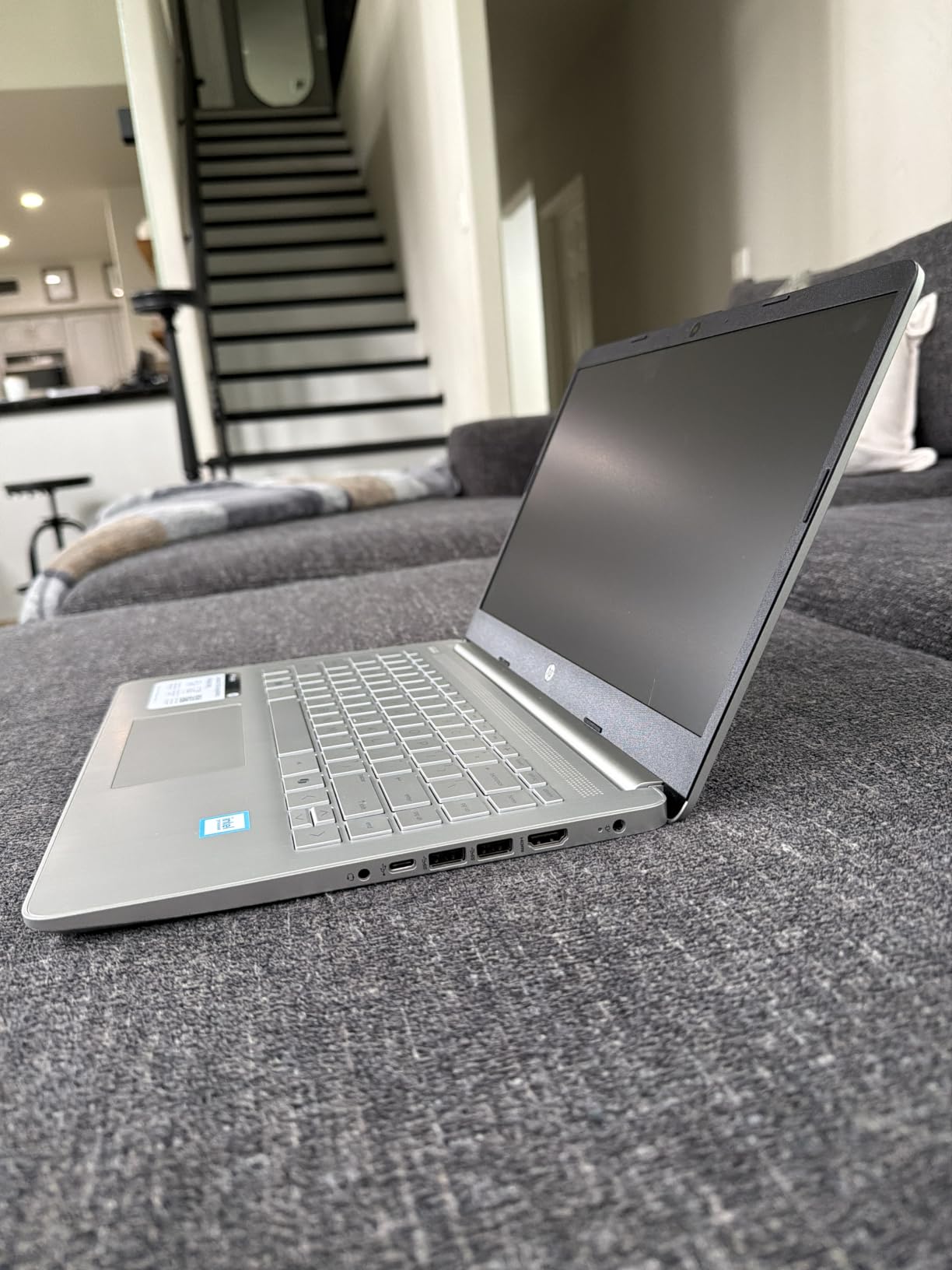 HP Essential 2026 Laptop, Office 365, Copilot AI, 4GB RAM, Intel Processor | Windows 11 Home S, WiFi 6 & Bluetooth, Camera, Fast Charge, Longtime battery life, Portable Design for Office & Student customer photo 1