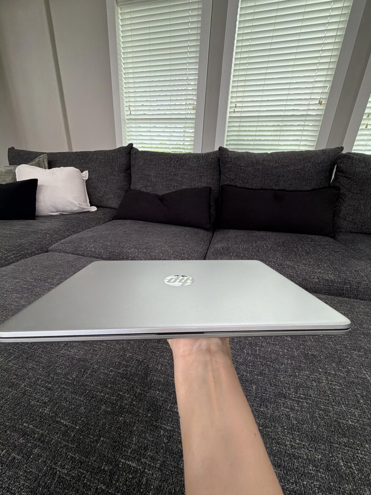 HP Essential 2026 Laptop, Office 365, Copilot AI, 4GB RAM, Intel Processor | Windows 11 Home S, WiFi 6 & Bluetooth, Camera, Fast Charge, Longtime battery life, Portable Design for Office & Student customer photo 2
