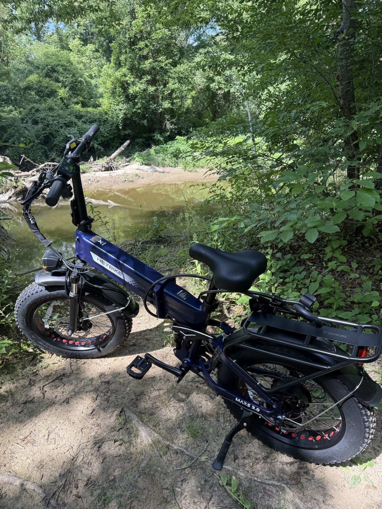 Heybike Mars 2.0/3.0 Foldable Electric Bike, UL2849 Certified, 70+Miles Long Range, 1400W/1800W Peak Motor 32MPH, 624WH Removable Battery, 20