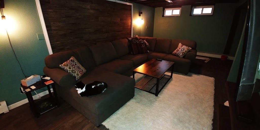 VASAGLE Lift Top Coffee Table, Lift Tabletop Dining Table, Gas Spring, Hidden Compartment, Open Storage Shelf, for Living Room, Home Office, Honey Brown ULCT268KB01S customer photo 2