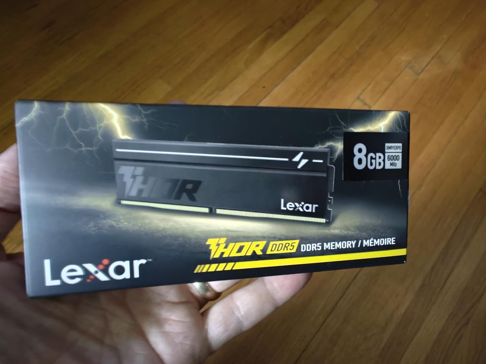 Lexar OC DDR5 RAM 1x8GB 6000MHz CL38 288-Pin UDIMM Desktop Memory | High-Performance PC Memory for Gaming & AI, Intel XMP 3.0 & AMD EXPO Ready, 1.4V customer photo 2