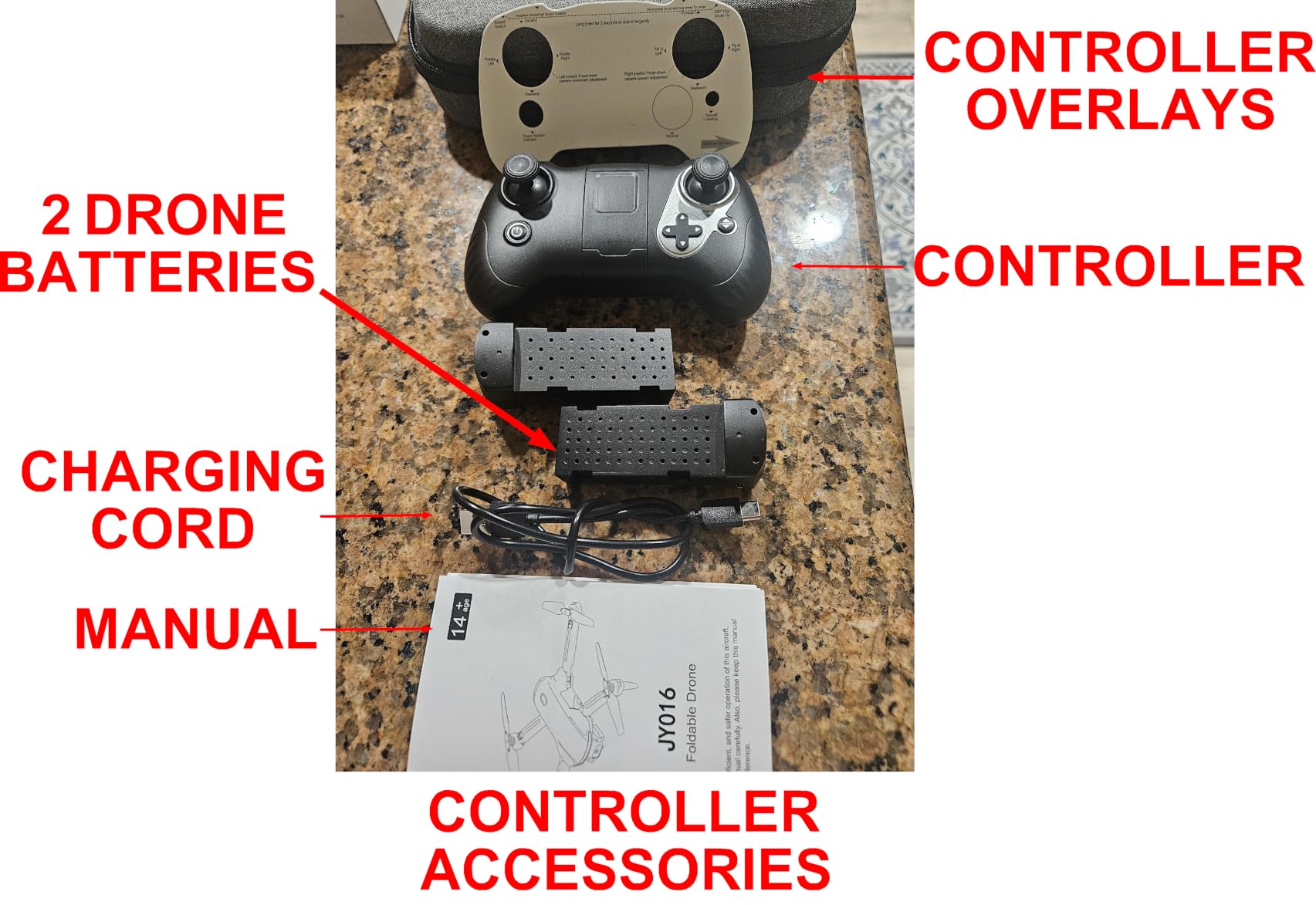 Drone with Camera for Beginners, 1080P HD FPV Foldable Mini Drone for Kids, 2 Batteries, Carrying Case, Trajectory Flight, Gravity Control, One-Key Takeoff/Landing, 360° Flip, Toys Gift for Boy customer photo 2
