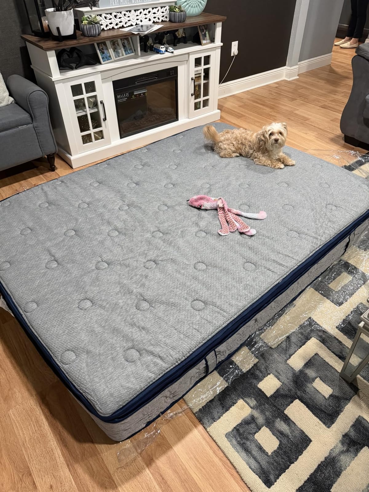 Avenco Queen Mattress 12 Inch, Luxury Hotel-Level Cooling Hybrid Mattress with Dual NanoGEL Memory Foam, SmartS Coil for Motion Isolation & Extra Back Support, Pressure Relief, CertiPUR-US Certified customer photo 2