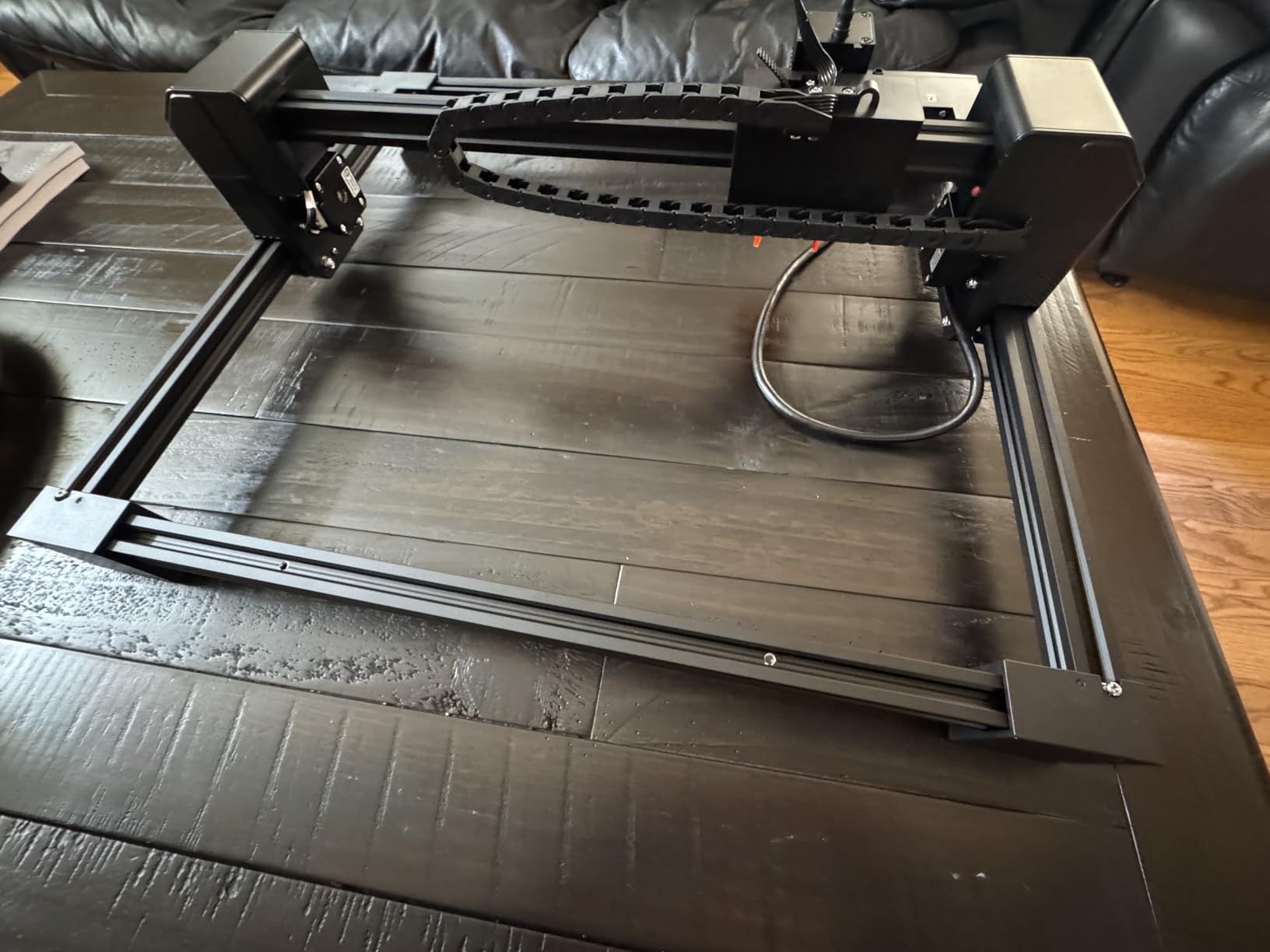 Laser Engraving Machine for Beginners, Woxcker L2 Flex 5W Enclosure Pre-Assemble Laser Engraver 0.01mm High Precision for Coated Metal, Wood, Acrylic, Leather, Glass (Class 1 Output 5000mW) customer photo 2