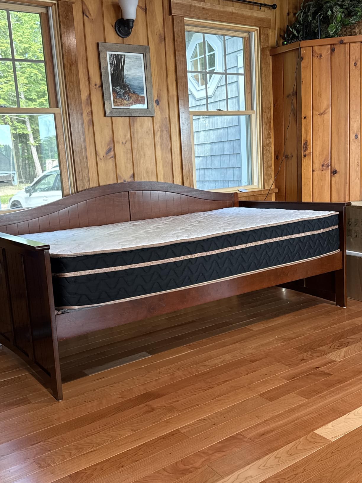 Queen Mattress 14 Inch, Cooling Hybrid Bed in a Box, Individual Pocket Springs, Motion Isolation, Targeted Hip/Shoulder/Lumbar Support, Fiberglass-Free, Ergonomic Zones, 365-Night Trial, CertiPUR-US customer photo 2
