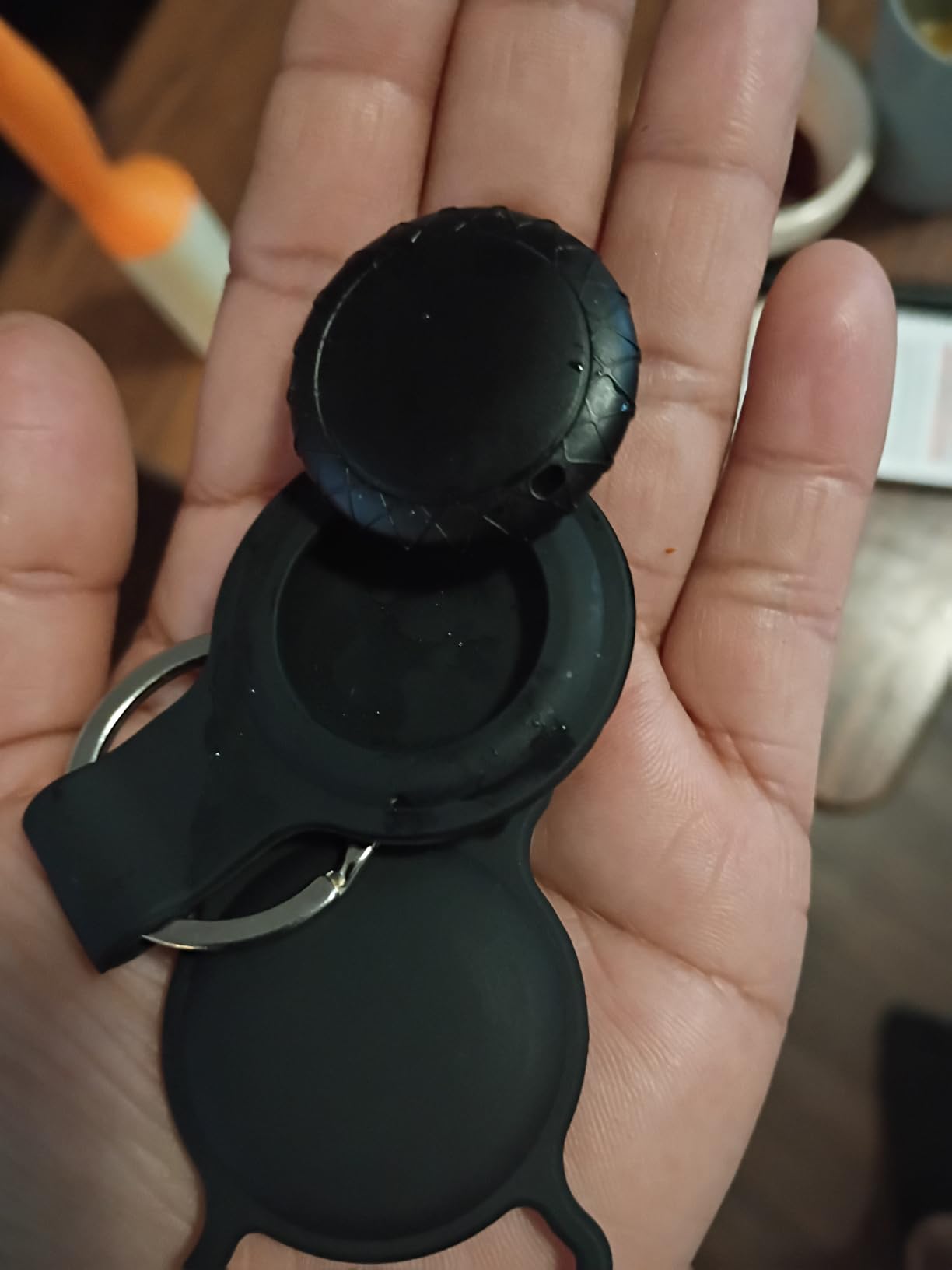 GPS Tracker for Dogs/Cat (2026 MFi Certified - Long Standby) Smart Collar with Real-Time Location - Pet Location Tracker with Holder, No Monthly Fee/No SIM Card, Works with iOS Find My, Ultra-Slim, IP68 Waterproof customer photo 1