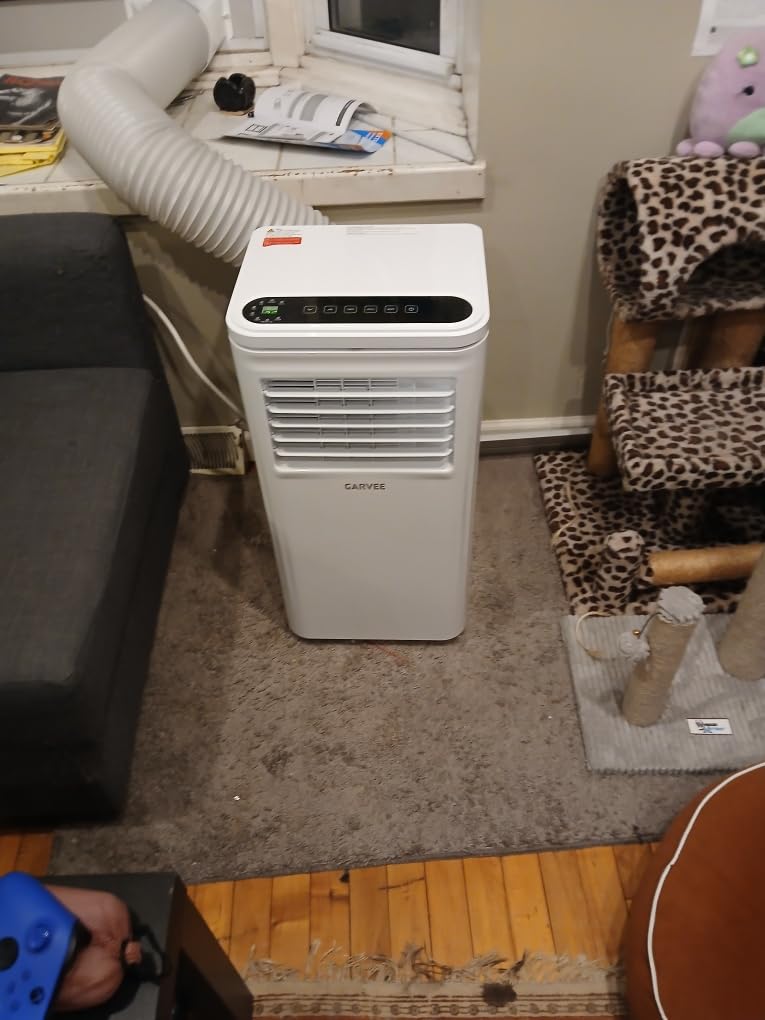 Garvee 10,000 BTU Portable Air Conditioner, 6000 BTU SACC 3-in-1 AC Unit | with Cooling, Dehumidifier & Fan, Sleep Mode for Bedroom, Remote Control, Cools Up to 450 Sq.Ft for Dorm, Office, Living Room customer photo 1