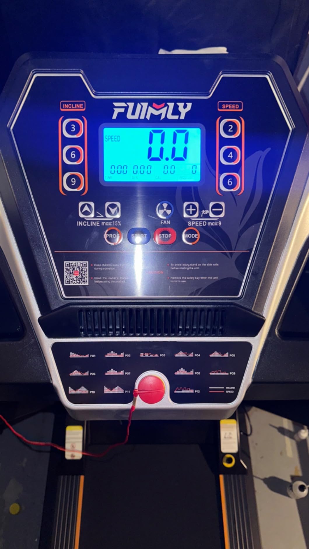 FUNMILY 4.5HP Heavy Duty Treadmill with 20% Auto Incline | 400 lb Capacity customer photo 1