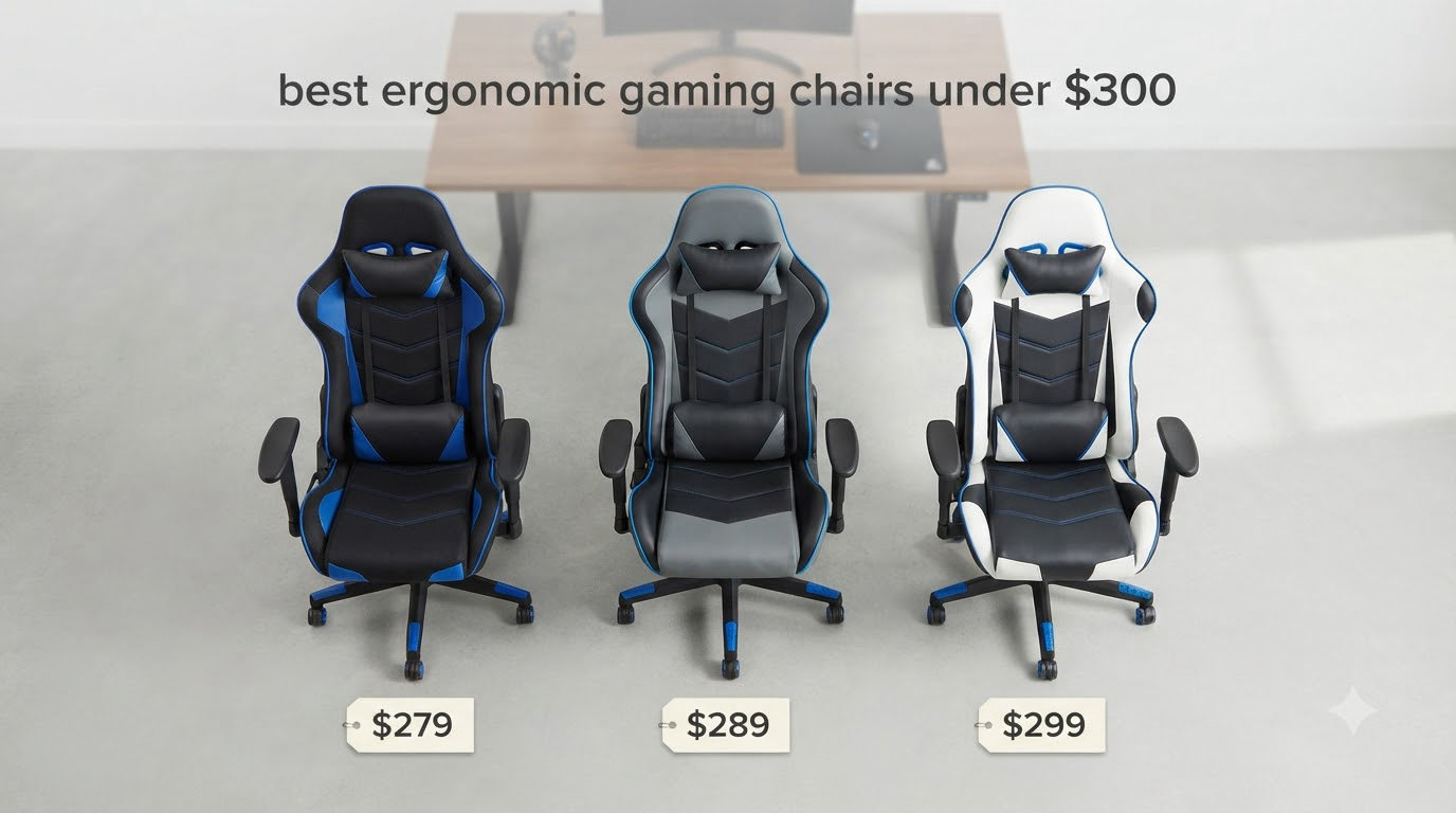 best ergonomic gaming chairs under $300