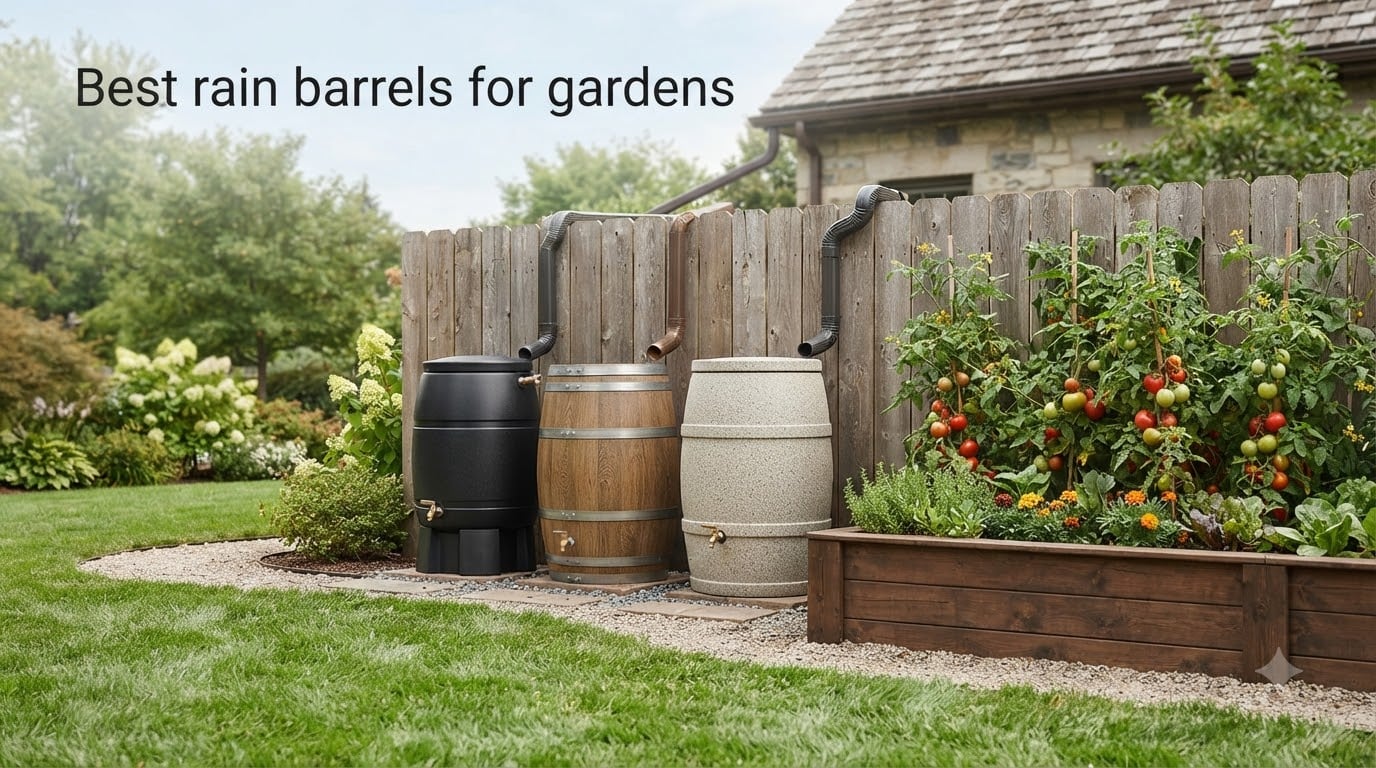 Best rain barrels for gardens