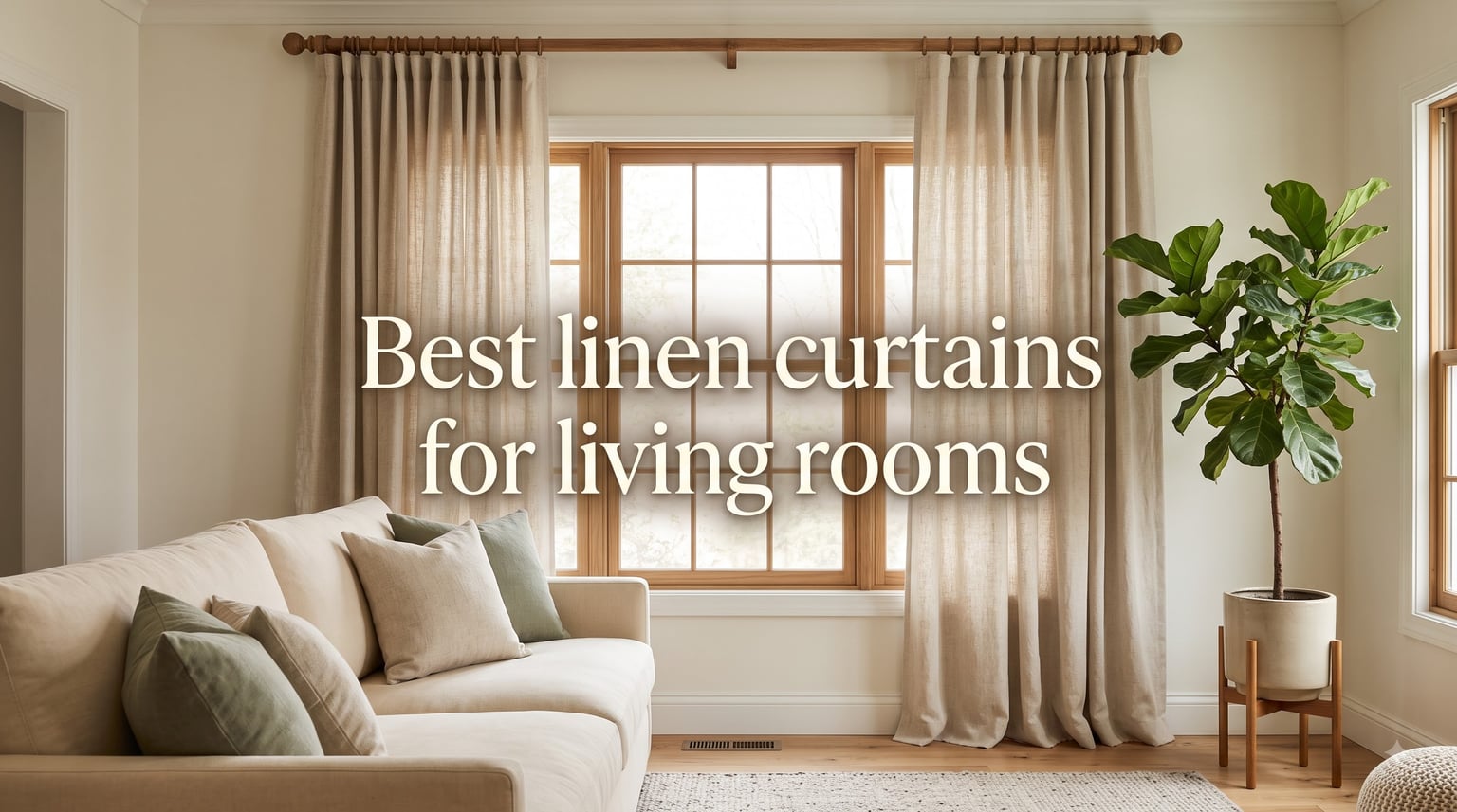 Best linen curtains for living rooms
