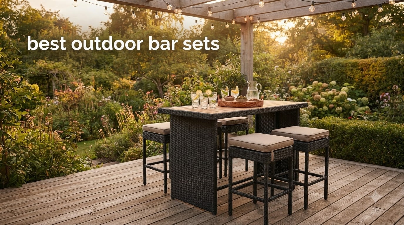 best outdoor bar sets