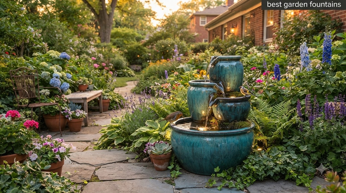 best garden fountains