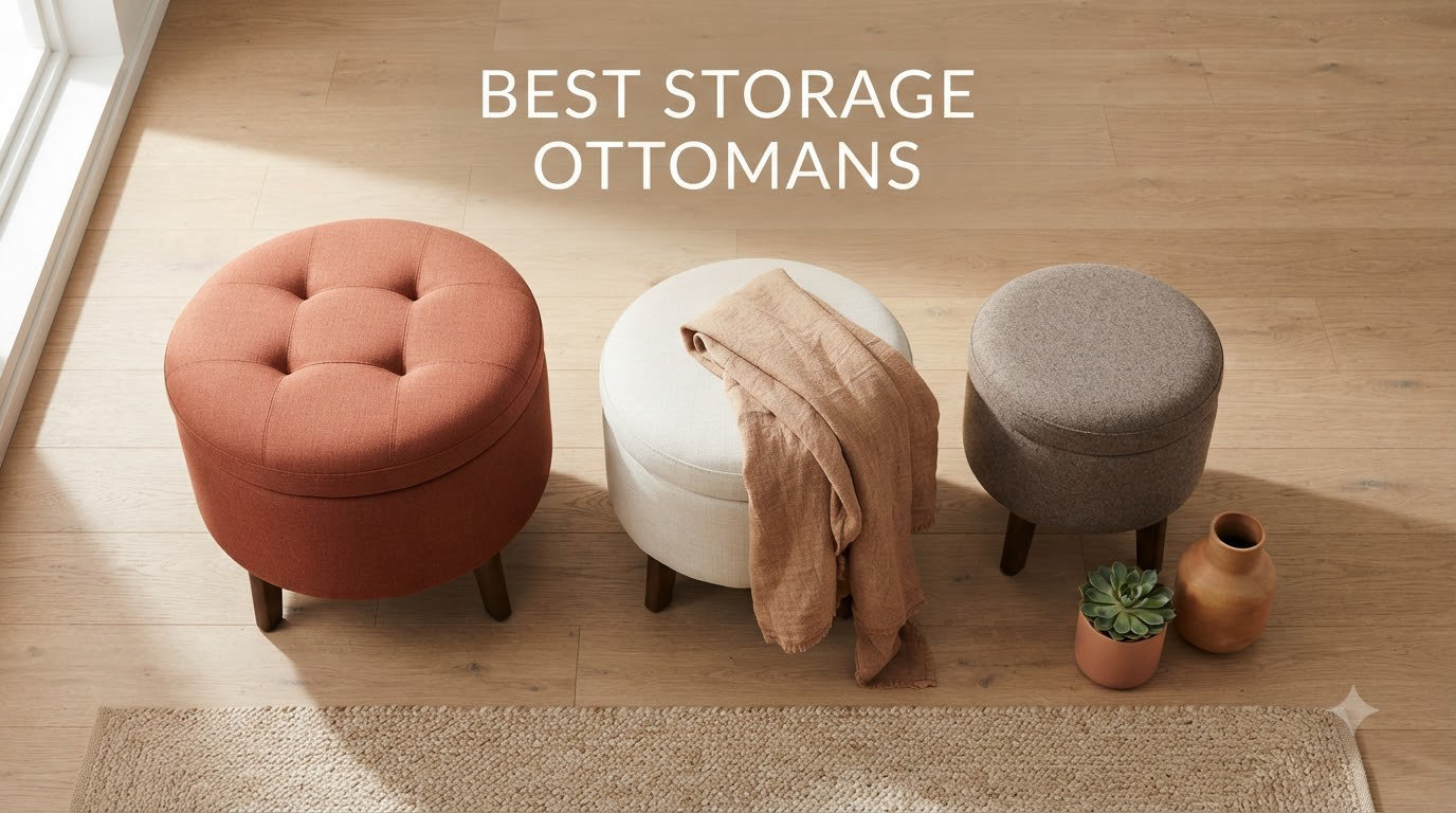 best storage ottomans