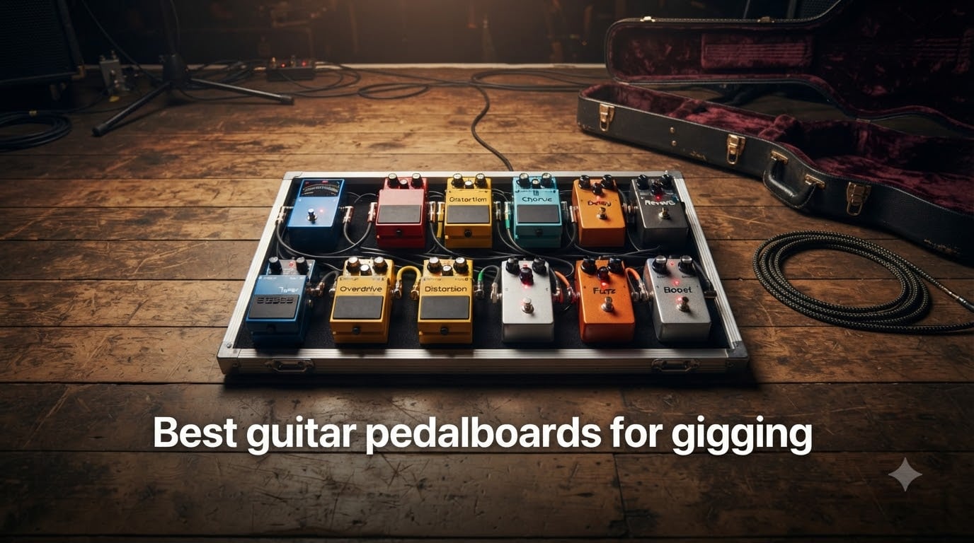 Best guitar pedalboards for gigging