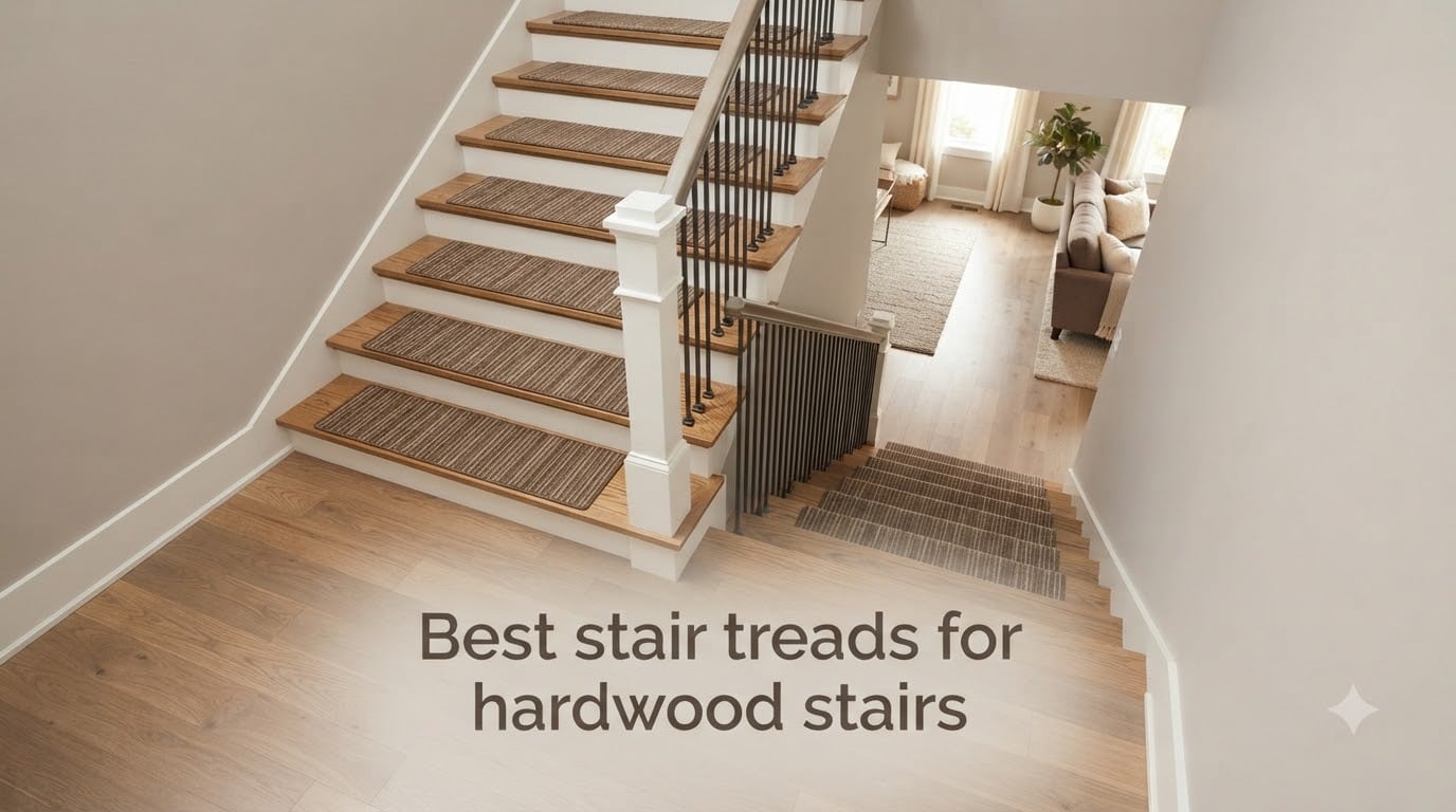 Best stair treads for hardwood stairs