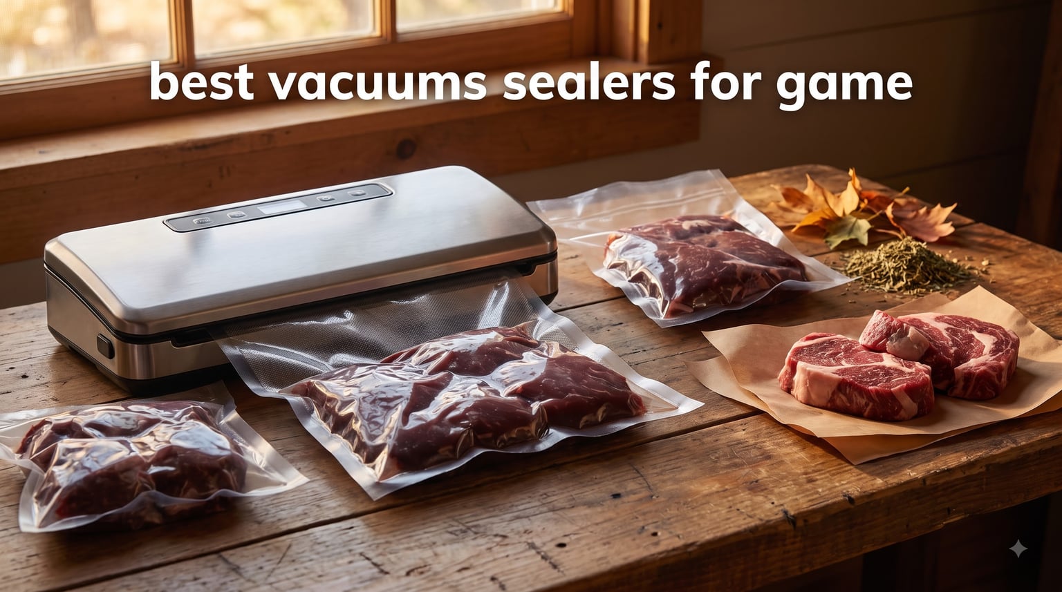 best vacuums sealers for game