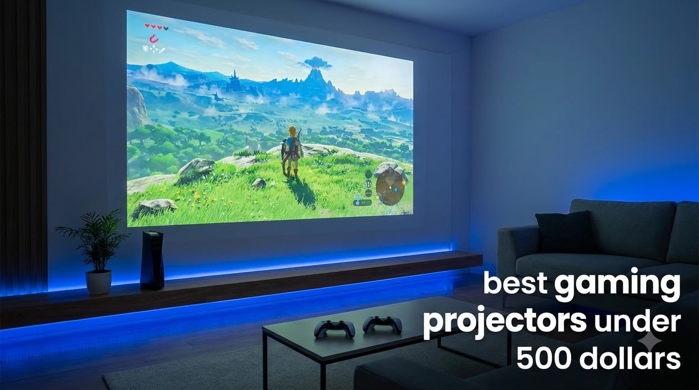 best gaming projectors under 500 dollars