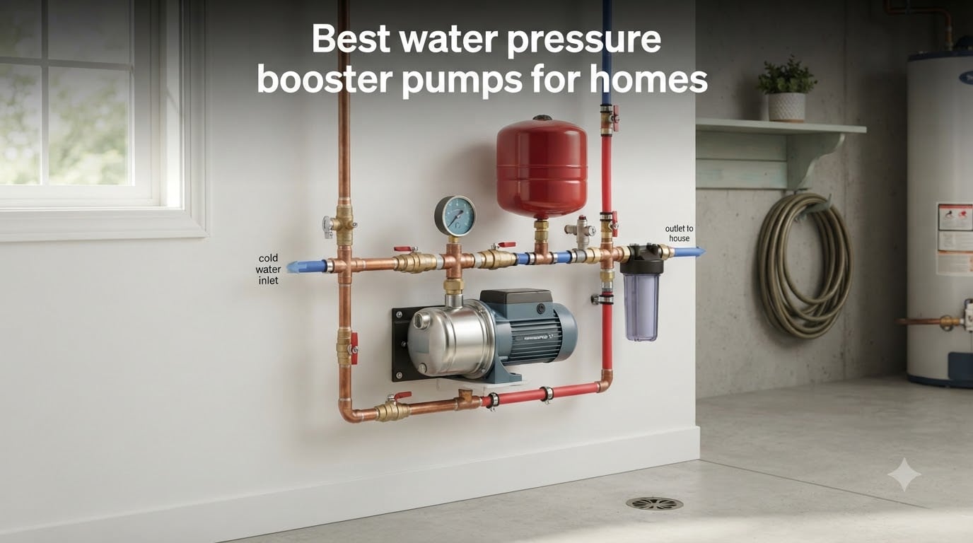 Best water pressure booster pumps for homes