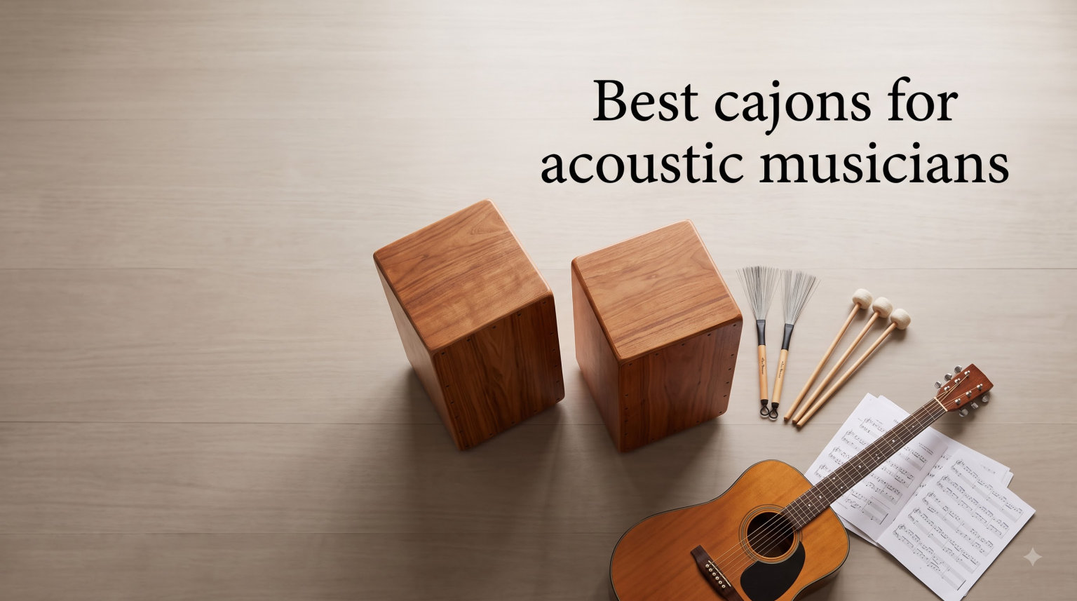 Best cajons for acoustic musicians