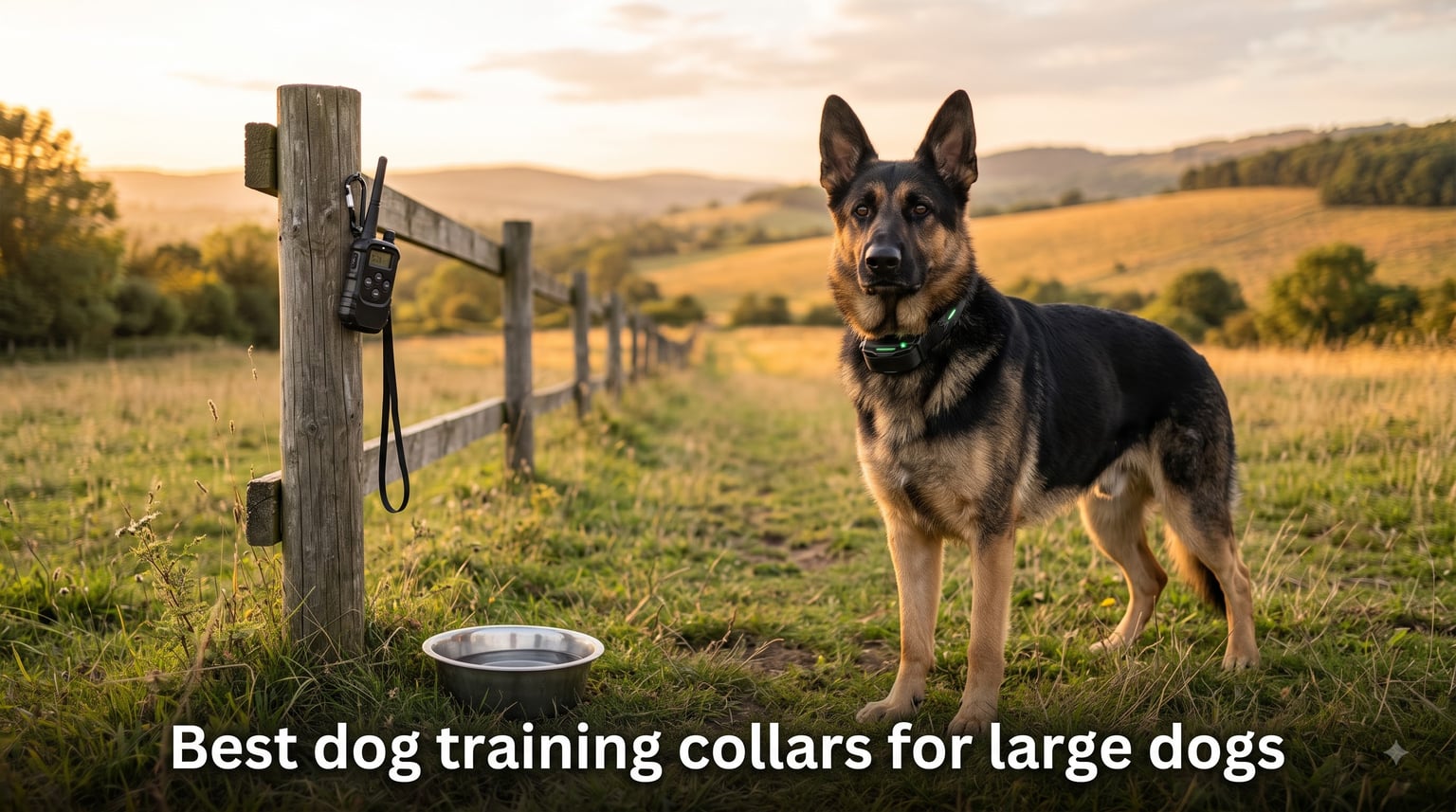 Best dog training collars for large dogs