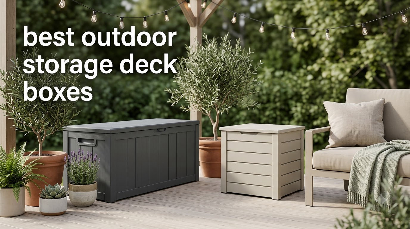 best outdoor storage deck boxes