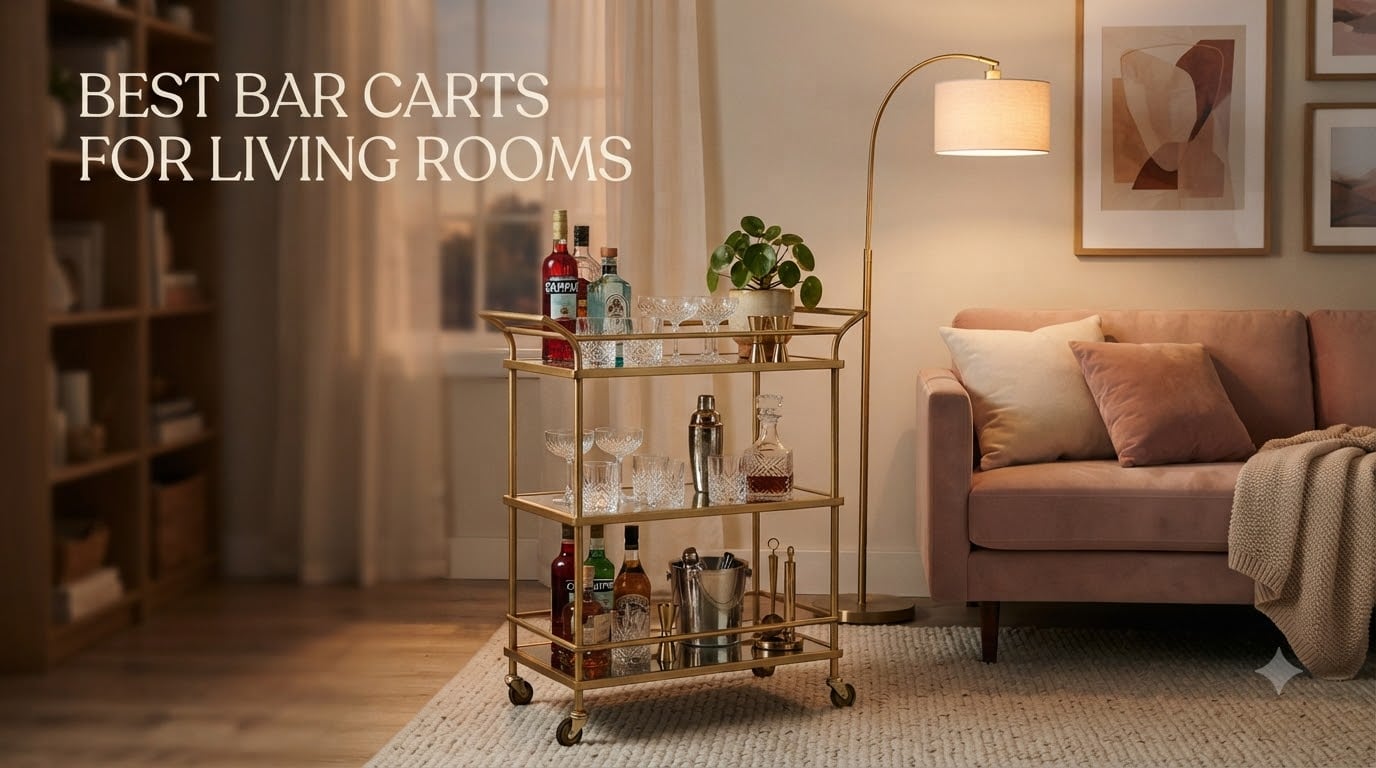 Best bar carts for living rooms