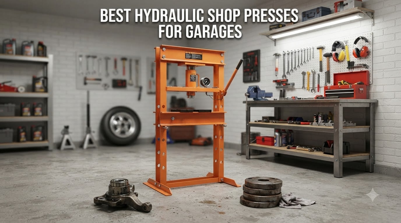 Best hydraulic shop presses for garages