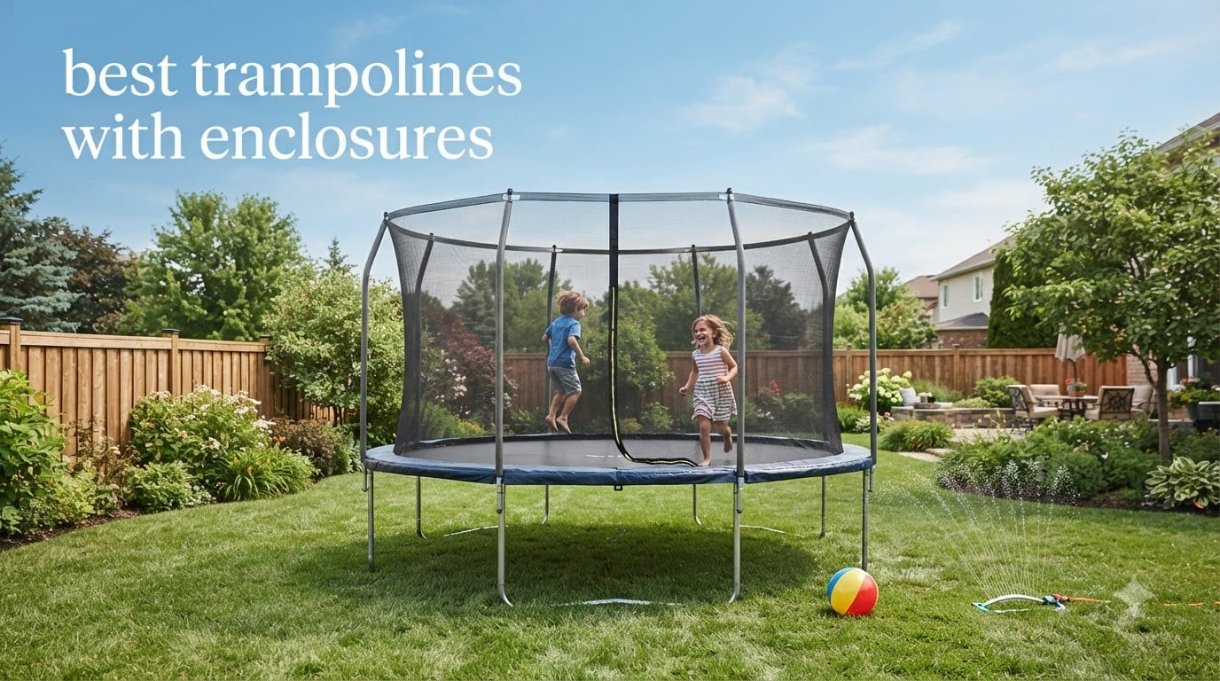 best trampolines with enclosures