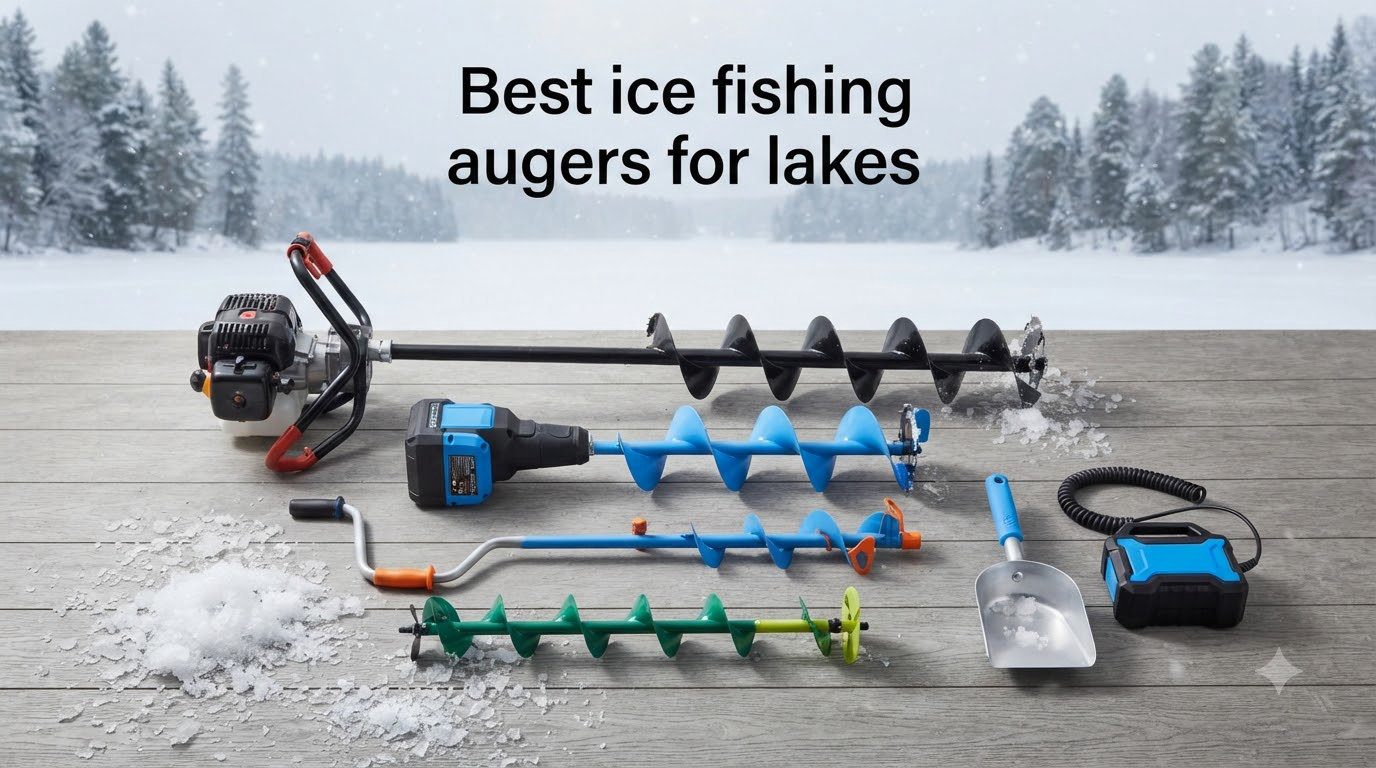 Best ice fishing augers for lakes