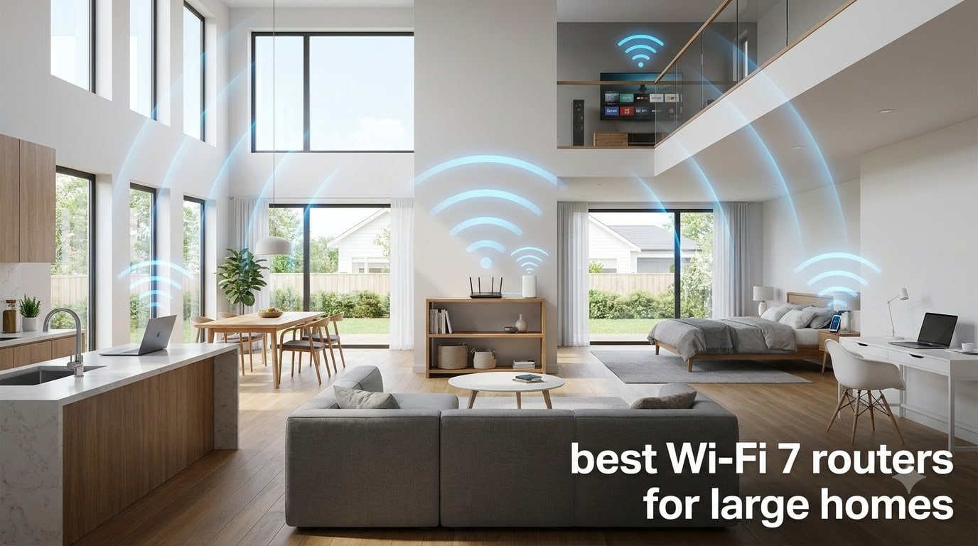 best Wi-Fi 7 routers for large homes