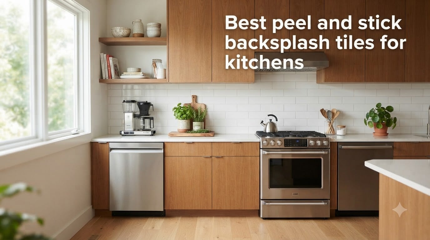 Best peel and stick backsplash tiles for kitchens