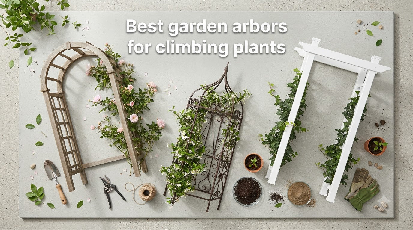 Best garden arbors for climbing plants