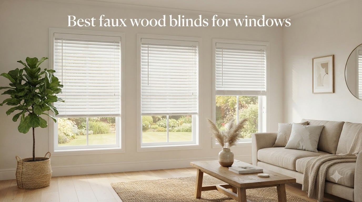 Best faux wood blinds for windows