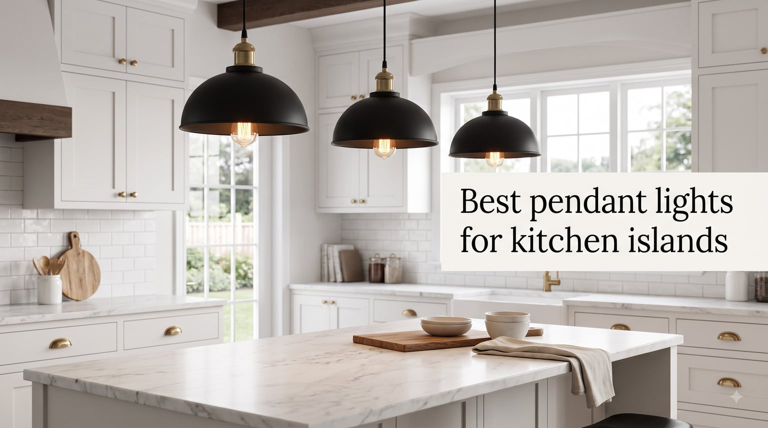 Best pendant lights for kitchen islands