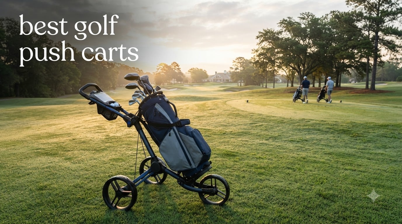 best golf push carts