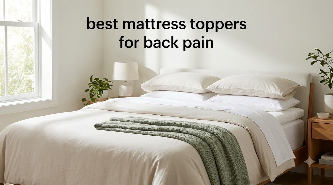 best mattress toppers for back pain