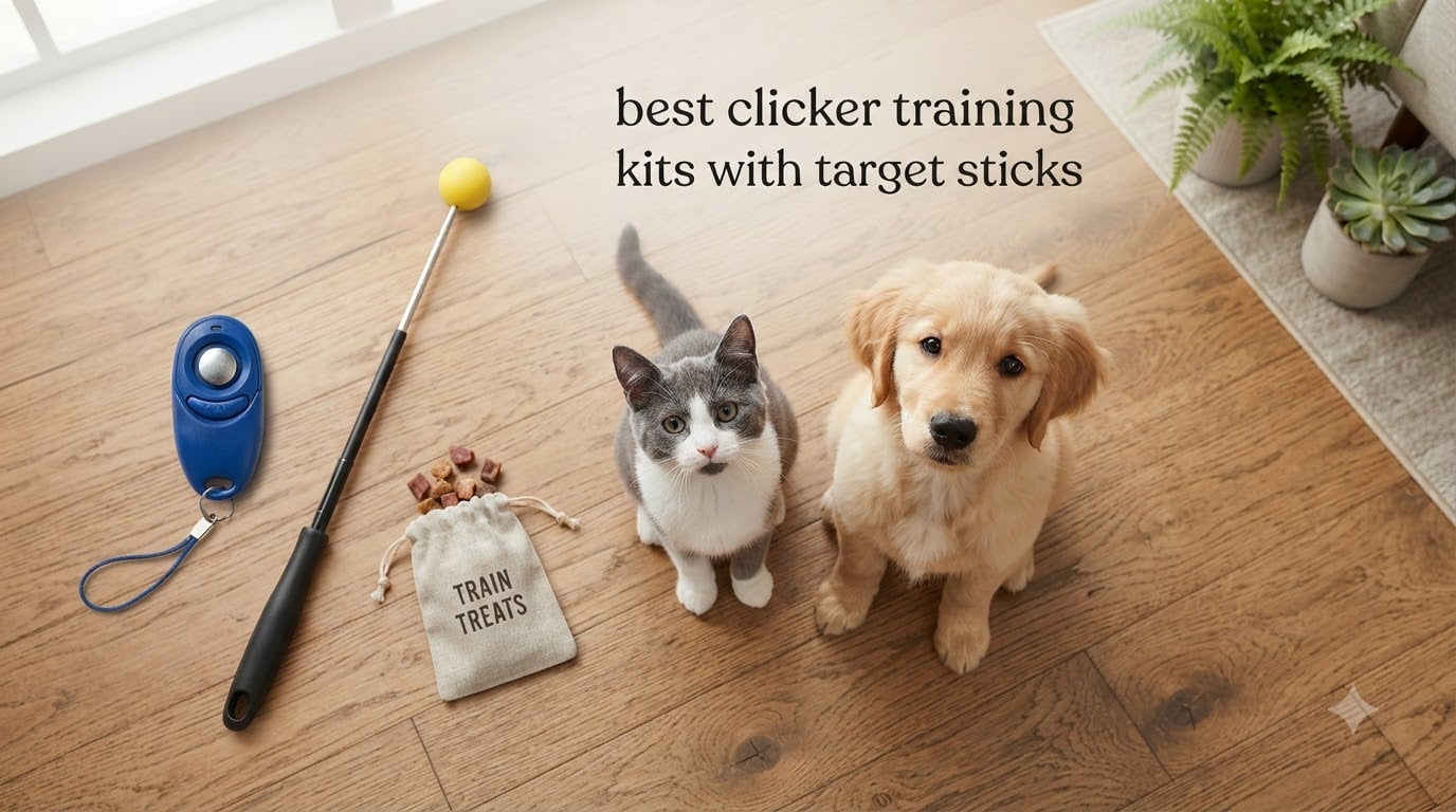 best clicker training kits with target sticks