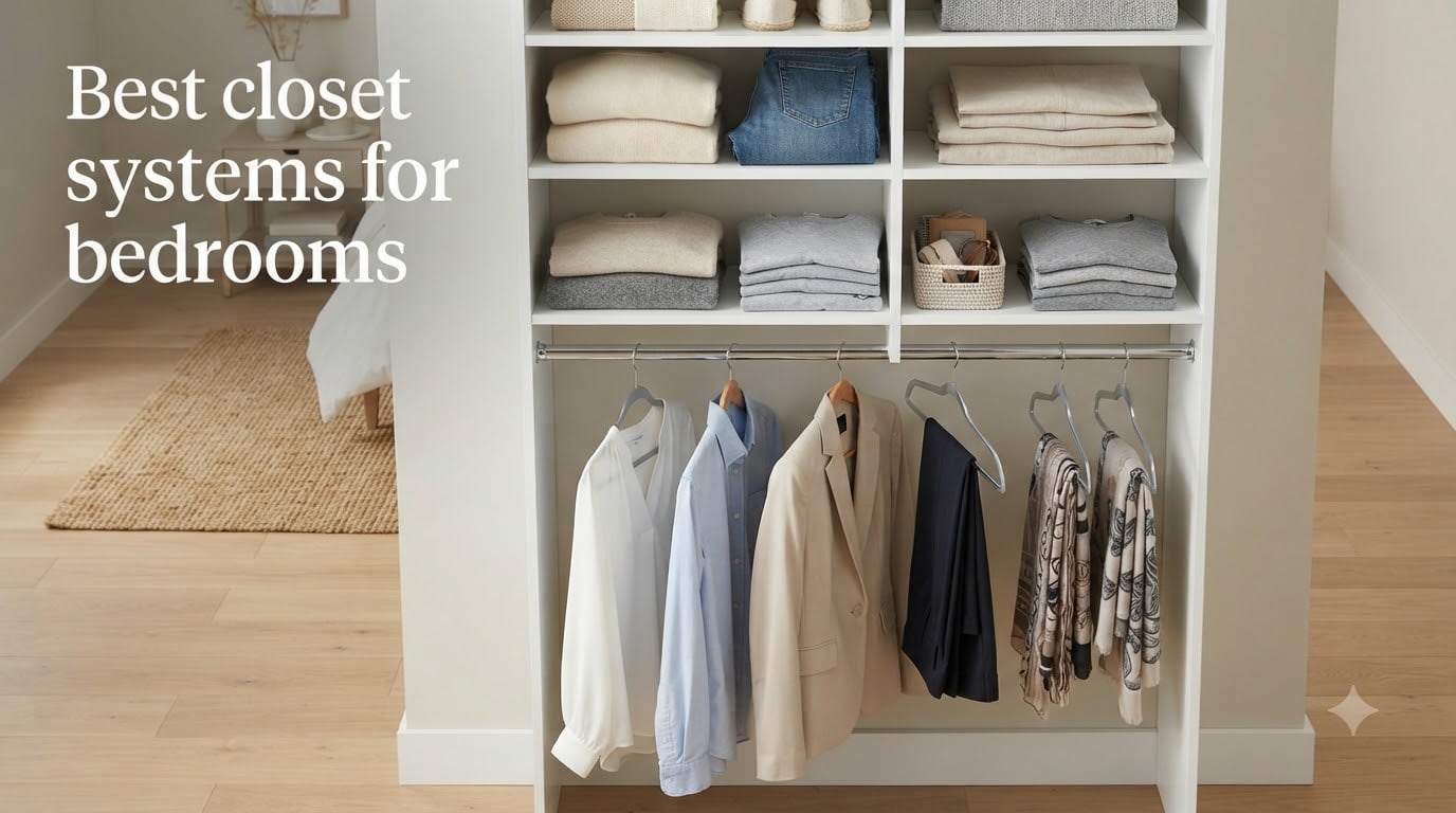Best closet systems for bedrooms