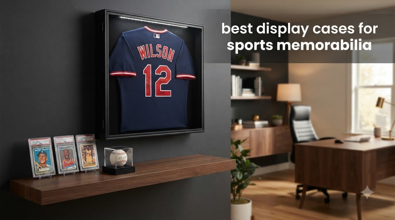 best display cases for sports memorabilia