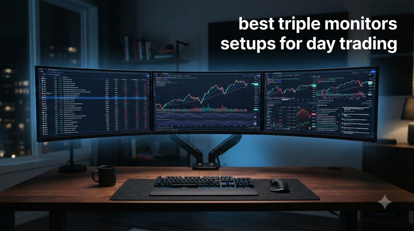 best triple monitors setups for day trading