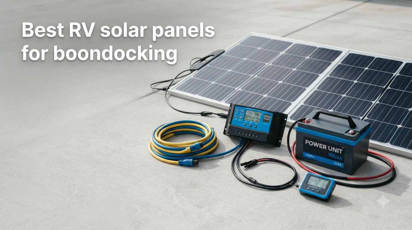 Best RV solar panels for boondocking