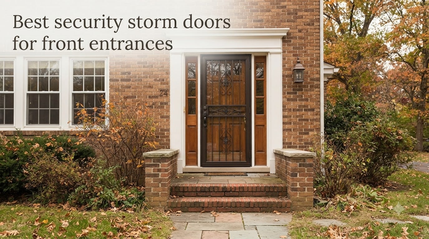 Best security storm doors for front entrances