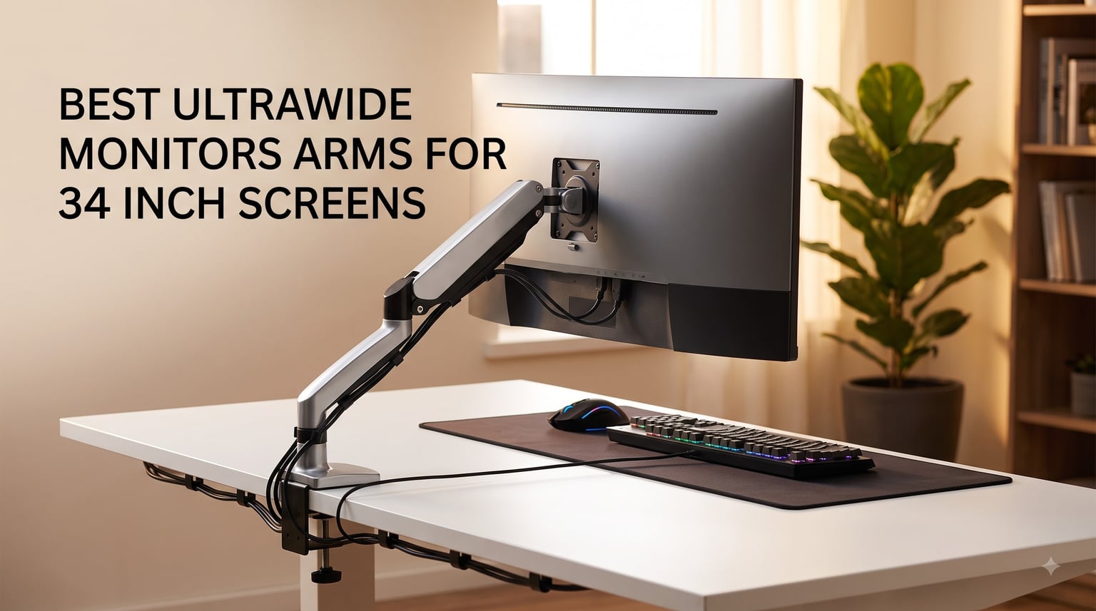 best ultrawide monitors arms for 34 inch screens
