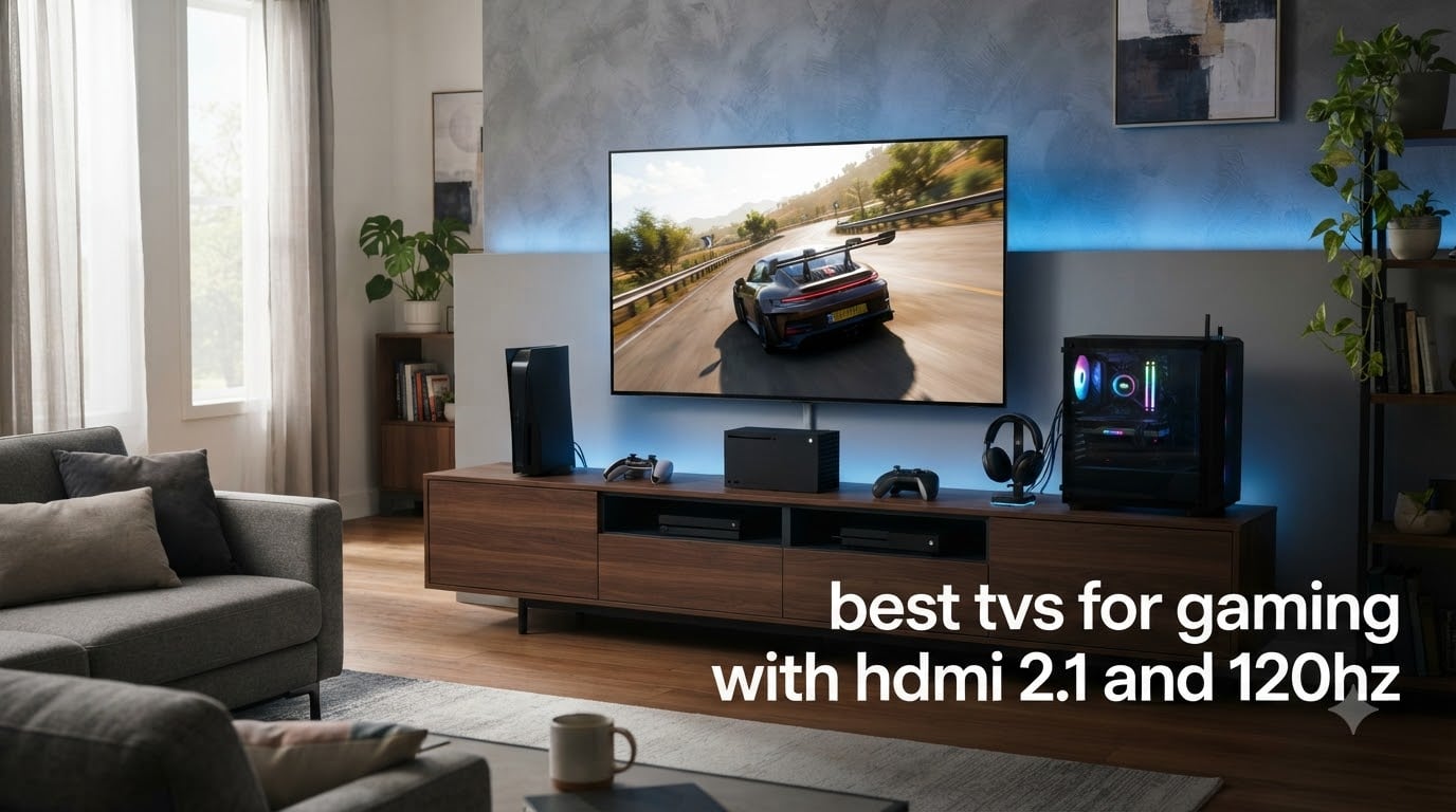 best tvs for gaming with hdmi 2.1 and 120hz