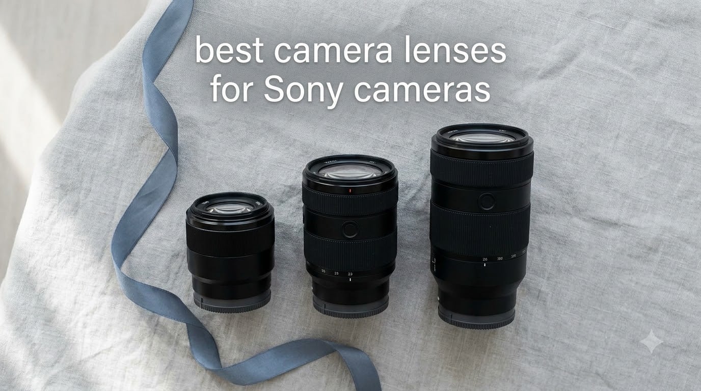 best camera lenses for Sony cameras