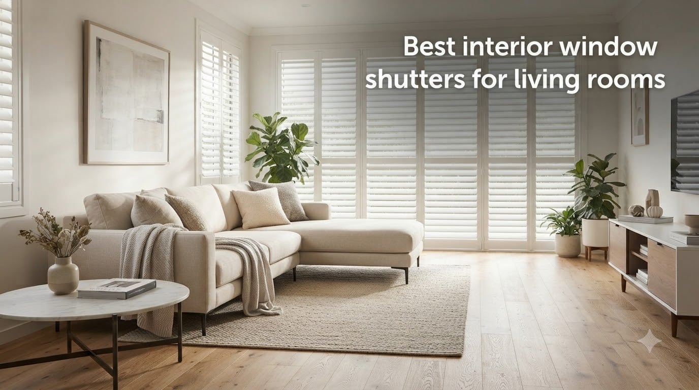 Best interior window shutters for living rooms