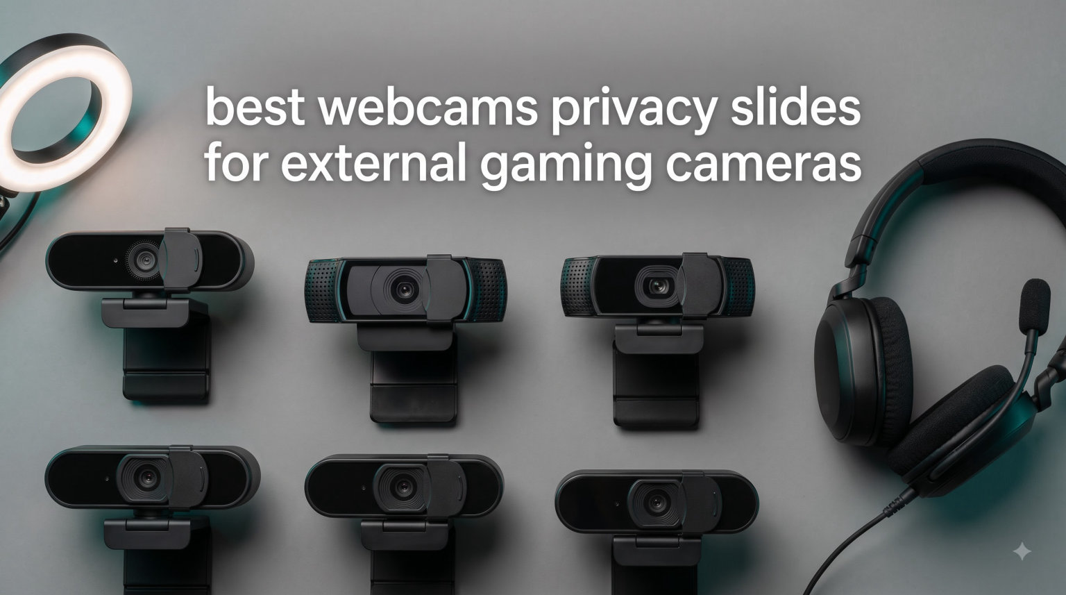 best webcams privacy slides for external gaming cameras