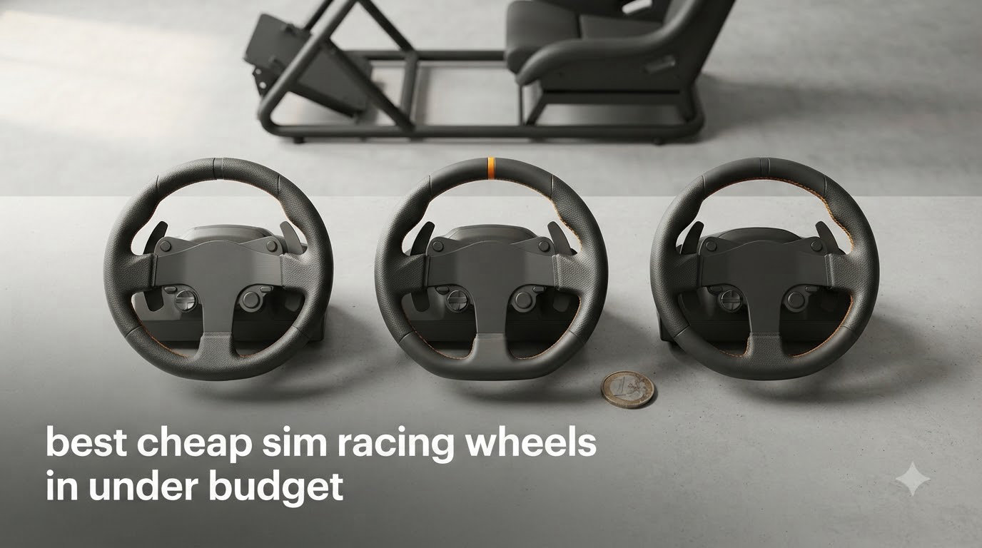 best cheap sim racing wheels in under budget